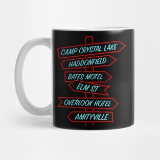 Horror Street Sign Mug